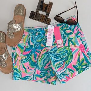 🌴LILLY PULITZER ‘Callahan Knit Short’ in One In A Melon Print